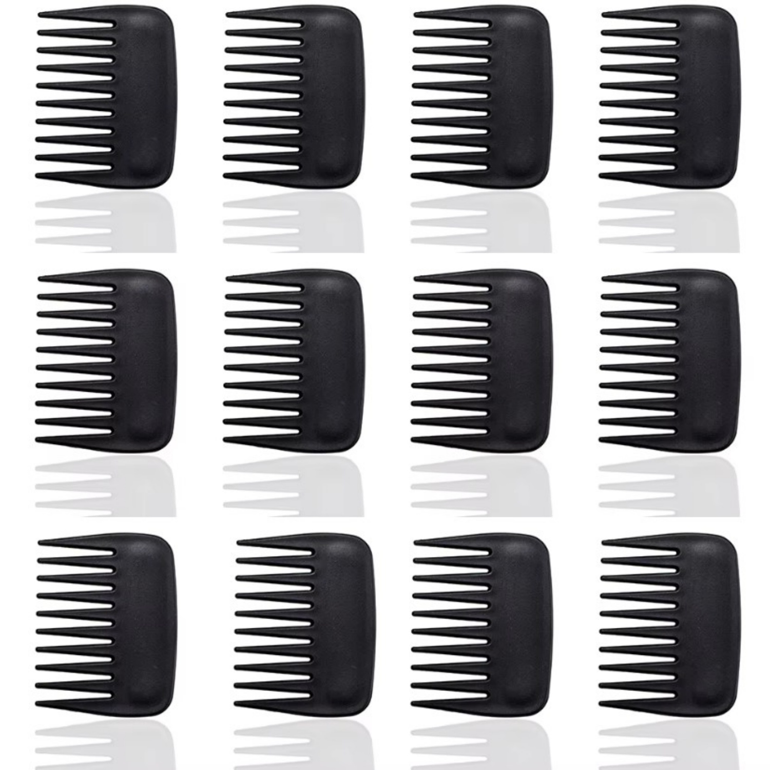 Detangling Wide Comb - Nuevo 12 Uds peine de plástico