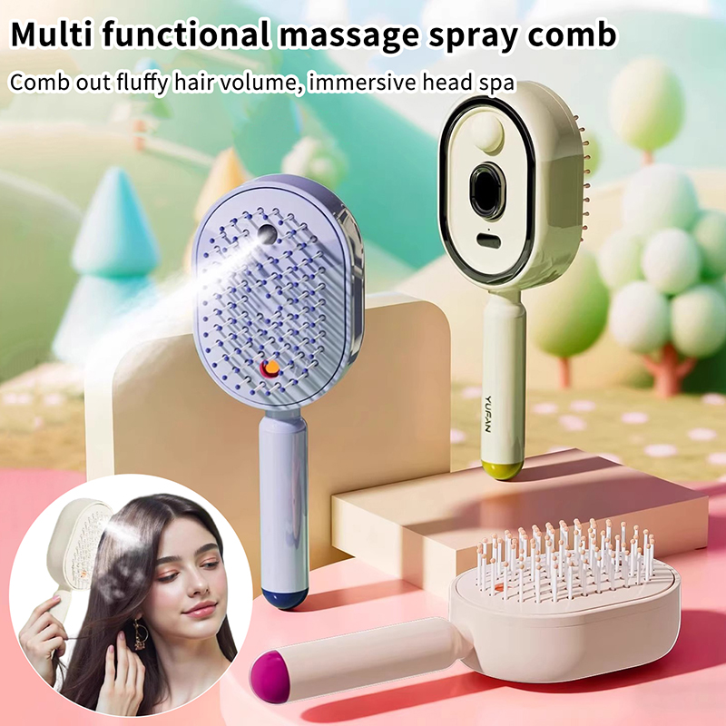 Hair Care Is Self Care - Peine de Masaje Multifuncional, Masajeador Eléctrico