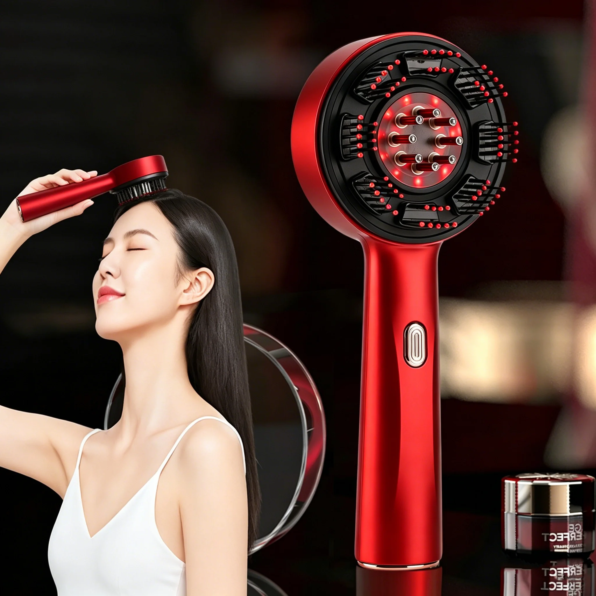 Hair Care For Hair Loss - Peine de Masaje Eléctrico Portátil, Peine