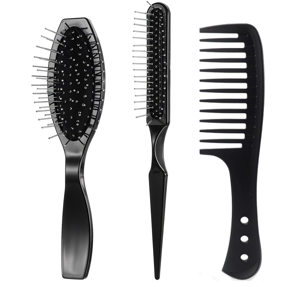 Detangling Wide Comb - Juego de cepillos para pelucas, cepillo