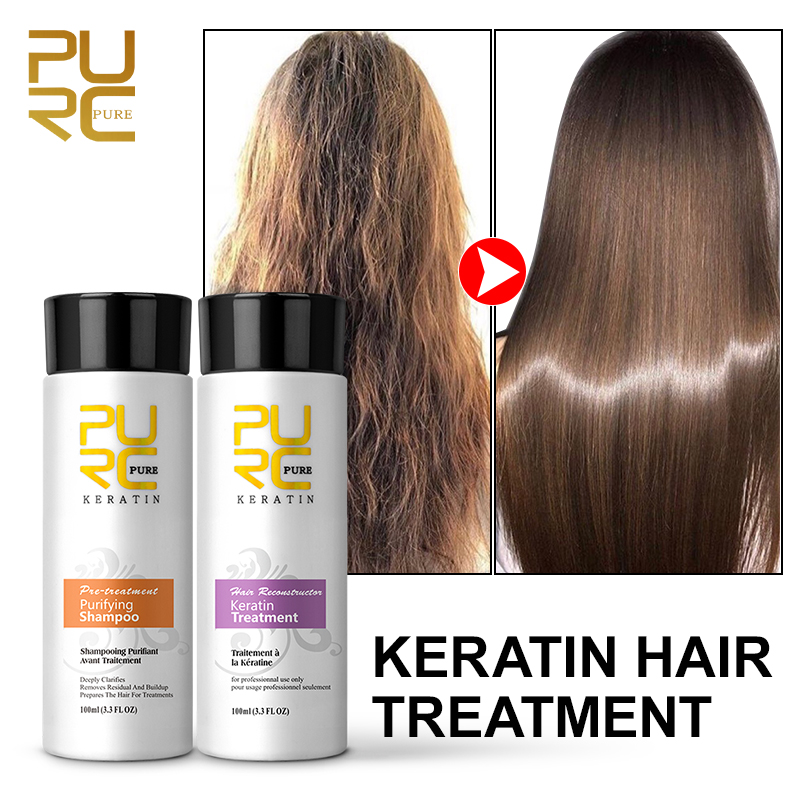 Hair Care Keratin Treatment - Tratamiento Capilar de Keratina Brasileña PURC