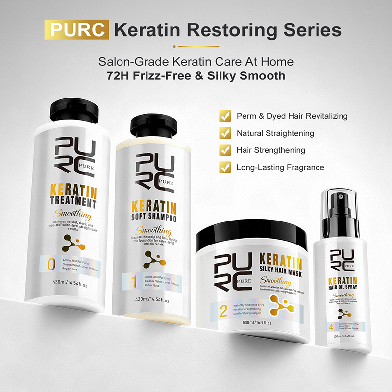 Hair Care Keratin Treatment - Set de Tratamiento Capilar con Keratina