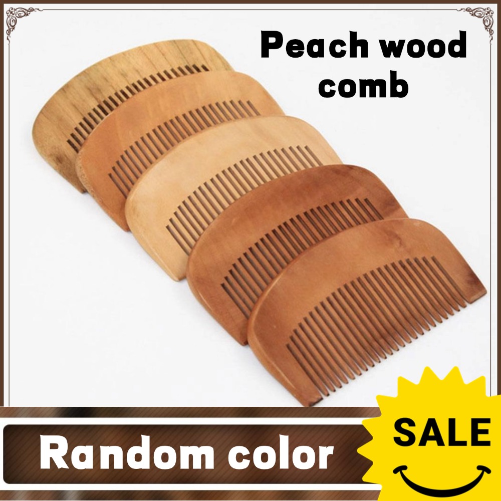 Hair Care Dandruff - Peine de madera de melocotón 100%