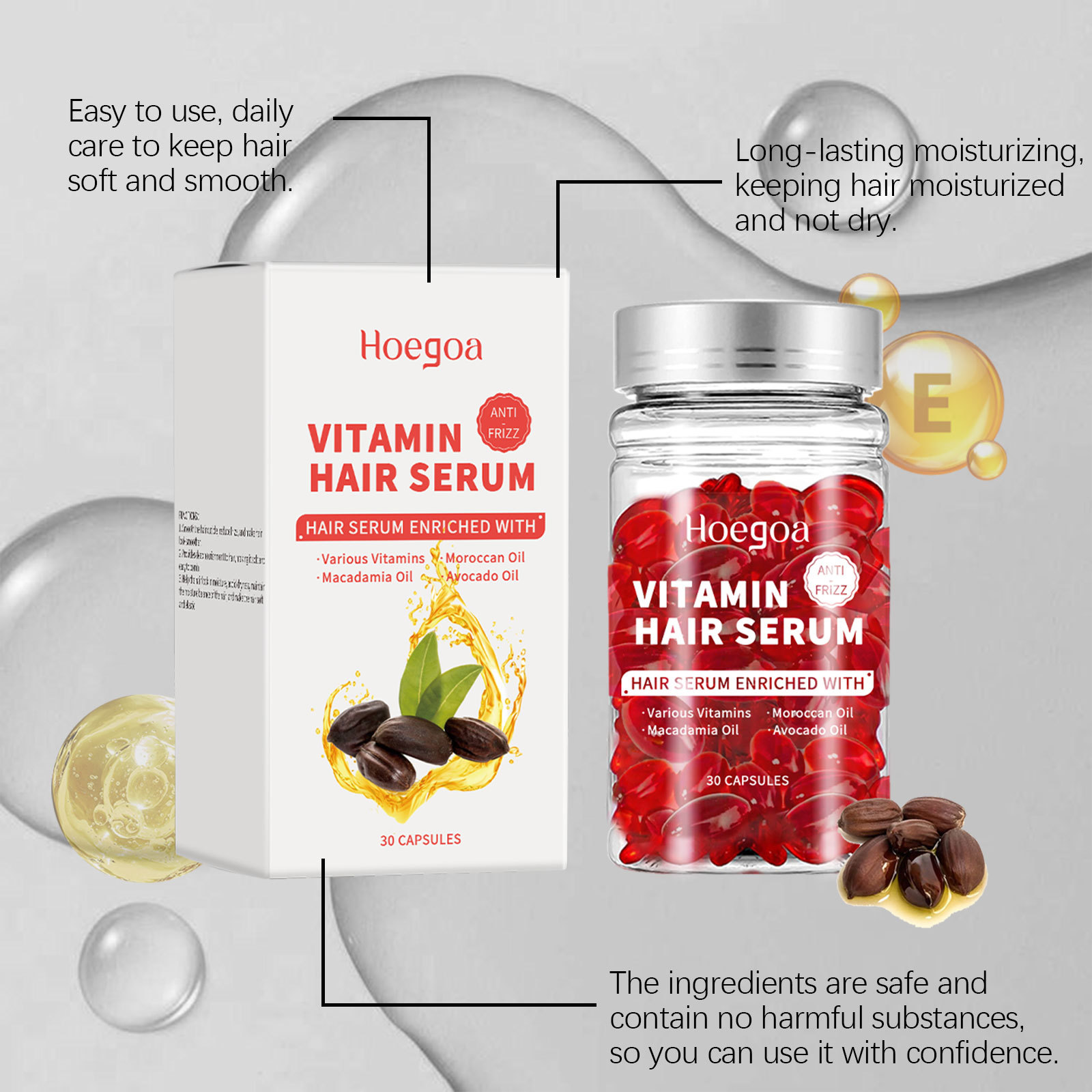 Hair Care For Hair Loss - Cápsulas de suero para el cuidado