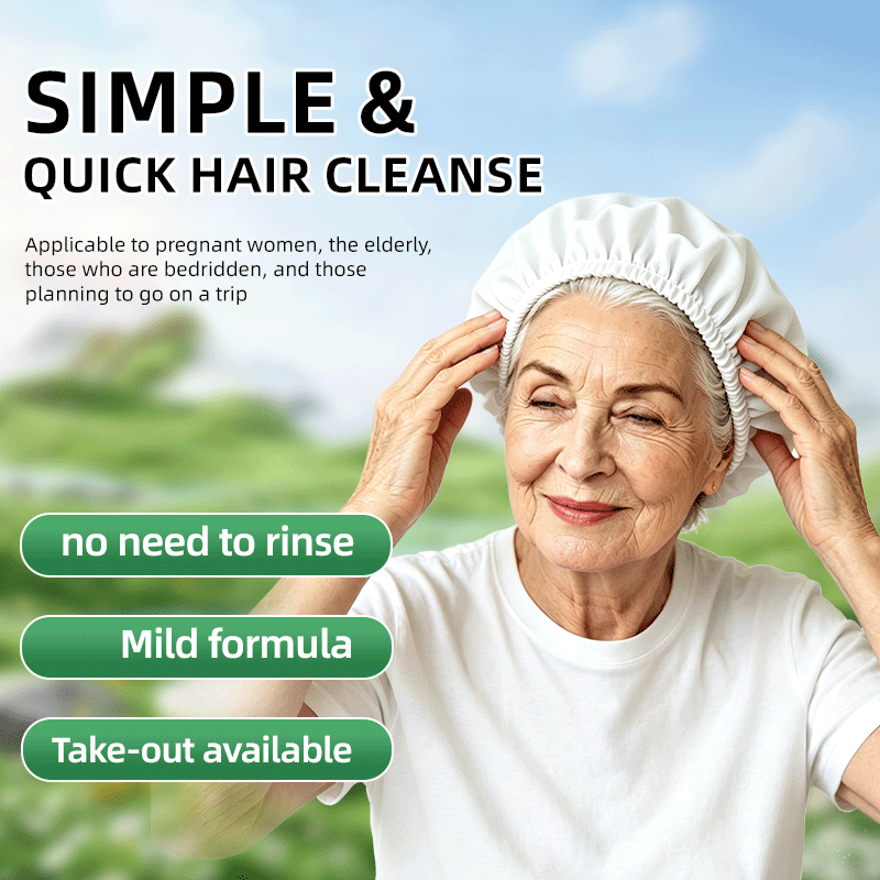 Hair Care Hospital - Gorro de Champú Desechable sin Agua