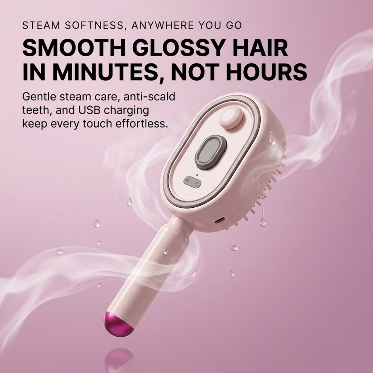 Peine Eléctrico Autolimpiante  - Hair Care Is Self Care reseña y precio