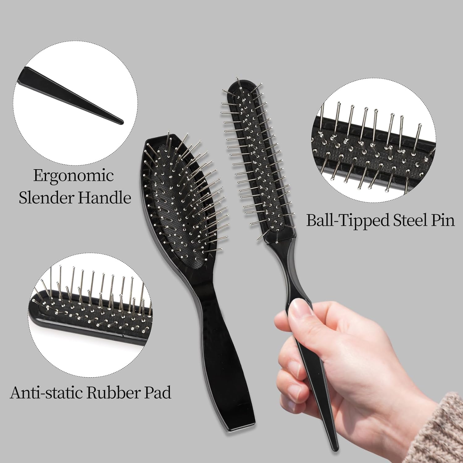 Juego de cepillos para pelucas - Detangling Wide Comb reseña y precio