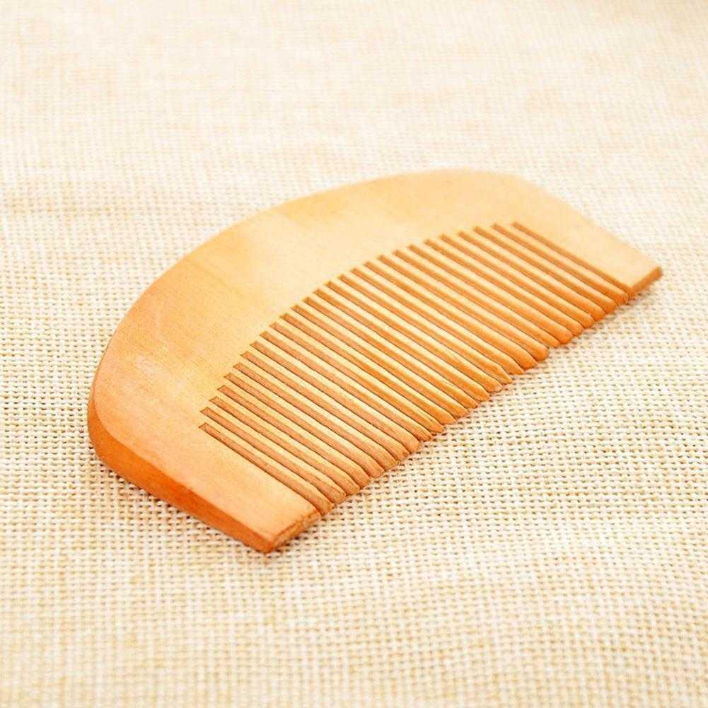 Peine de madera de melocotón 1 - Hair Care Dandruff reseña y precio