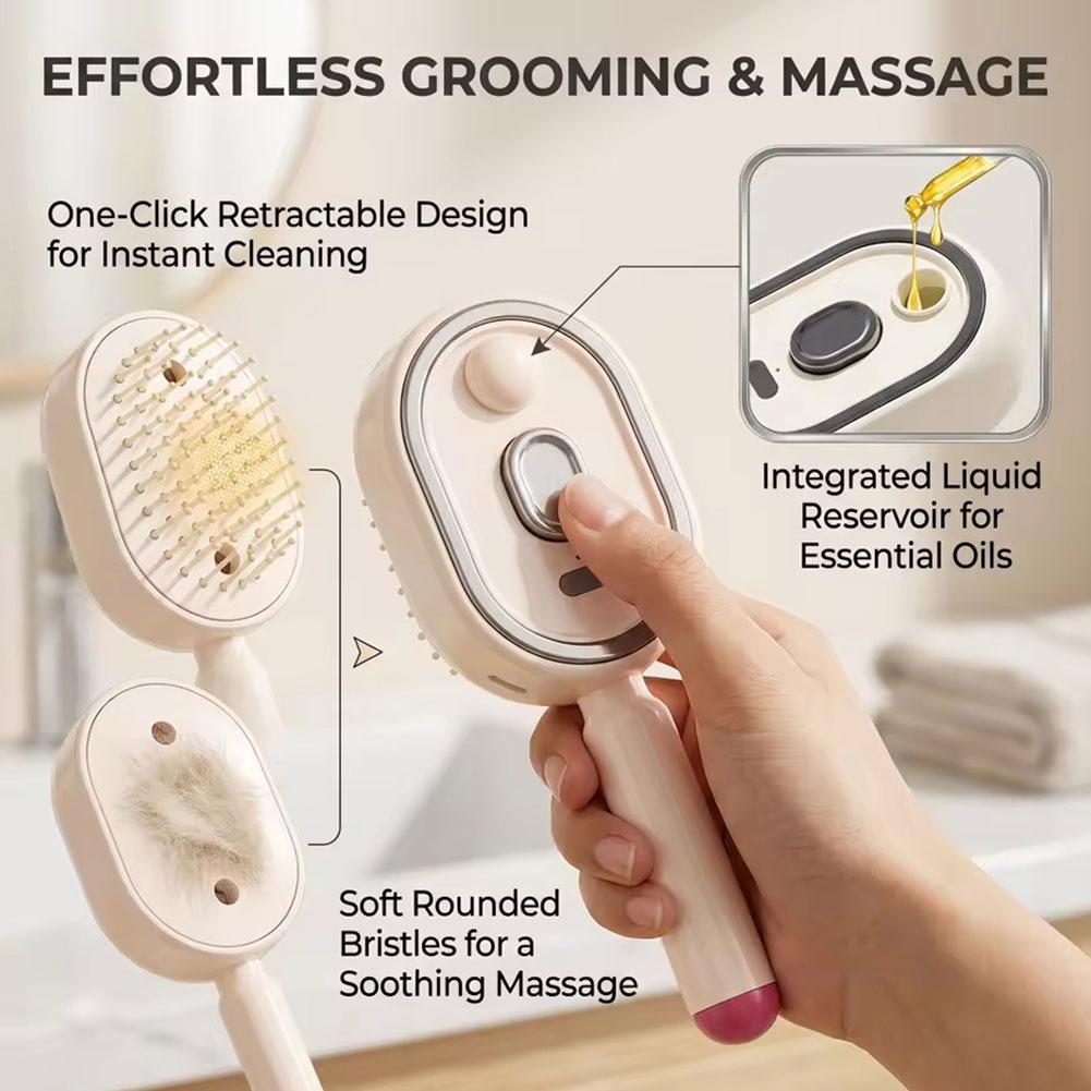 Set de Peine Eléctrico con Pul - Hair Care Is Self Care reseña y precio