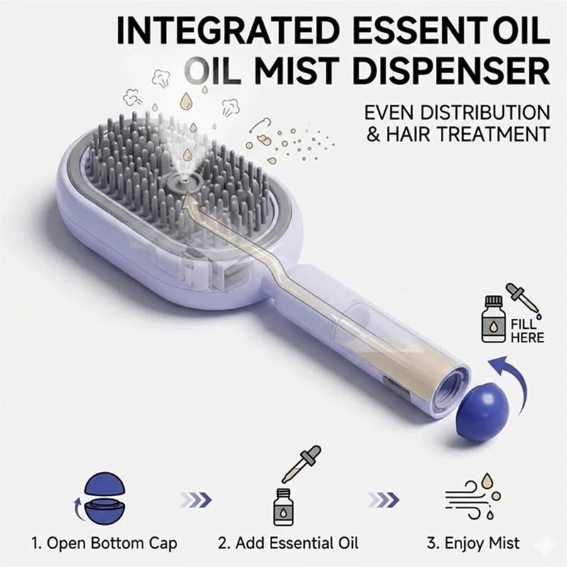 Peine Eléctrico para el Cuidad - Hair Care Is Self Care reseña y precio