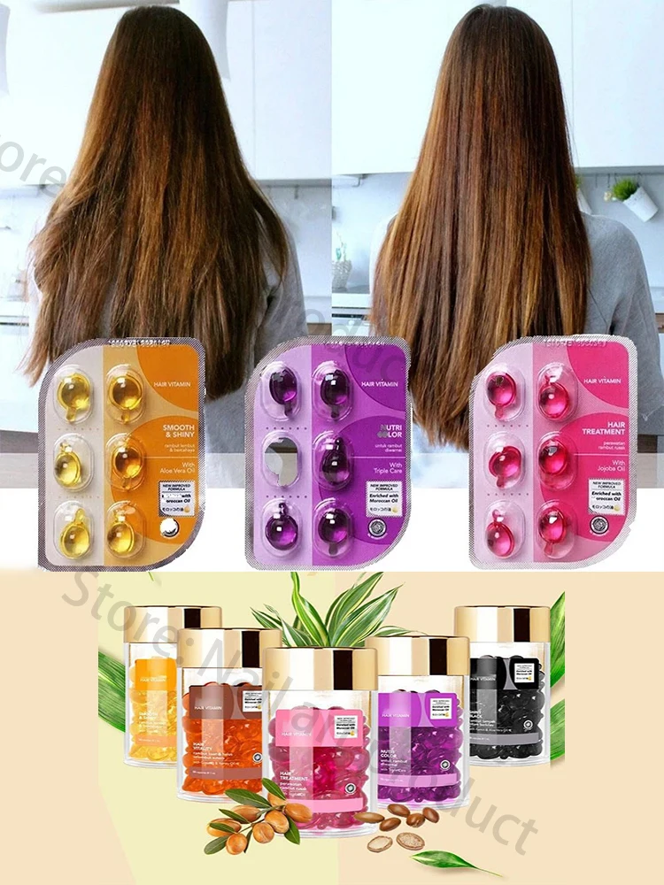 1 botella de cápsula de aceite - Hair Care Ellips reseña y precio