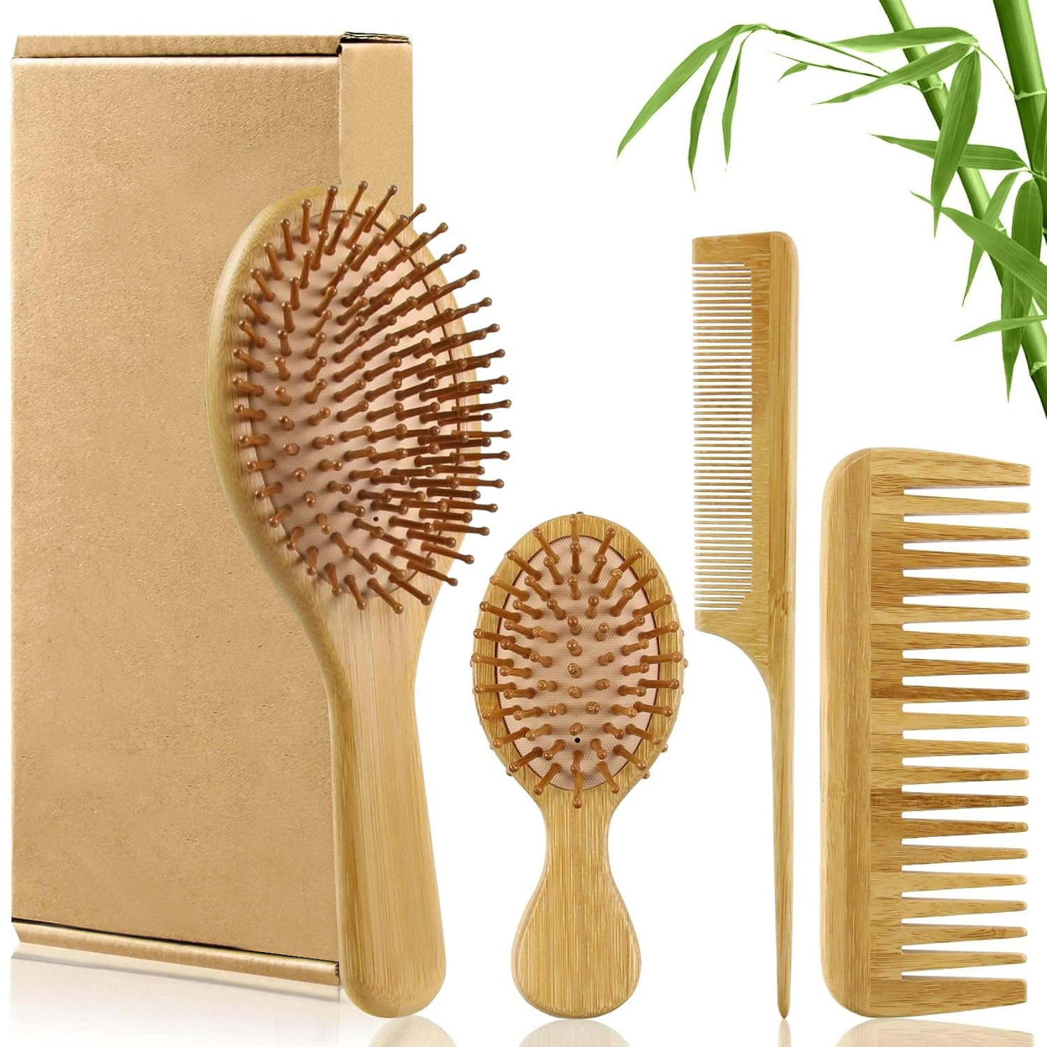 Juego de cepillos y peines de  - Detangling Wide Comb reseña y precio